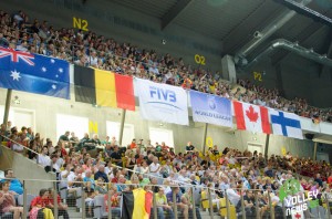 Le public est venu en masse au Country Hall de Liège pour soutenir les Red Dragons. Les 4000 places de la salles étaient occupées et l'ambiance extraordinaire !