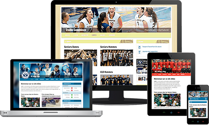 Volleyclub responsive website