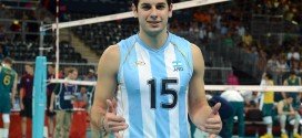 Luciano De Cecco avec l'équipe d'Argentine