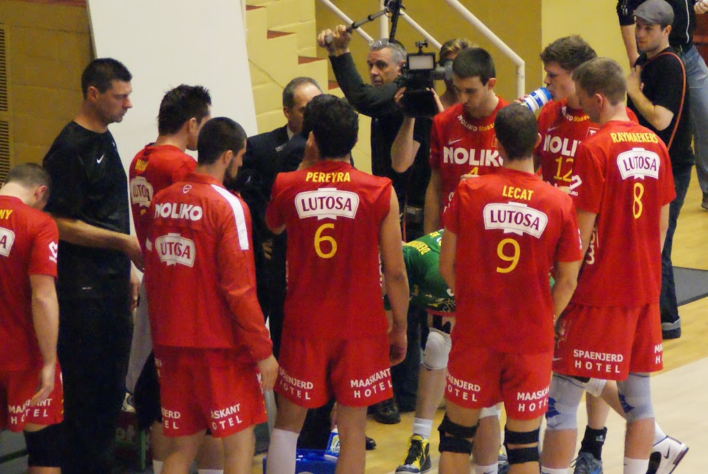 Vincenzo Di Pinto, coach de Noliko Maaseik, ne s'est pas opposé à une prise de son durant la rencontre