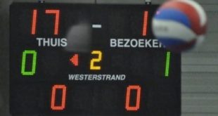 Volleynews volleybal 10 scorebord